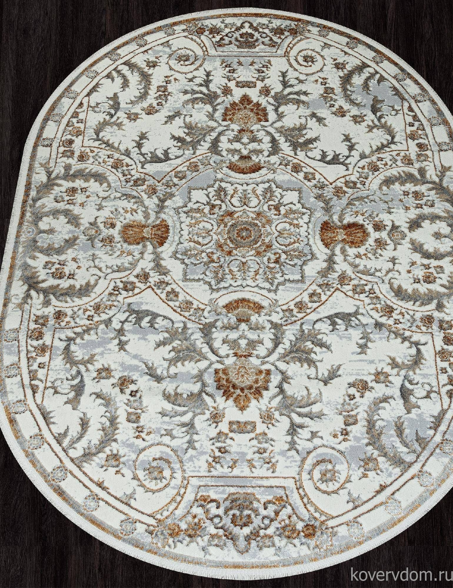 Ковер SAHARA 00765A GOLD FDY / CREAM HB Овал