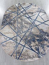 Ковер ANTEP O1702 630 CREAM / BLUE Овал