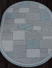 Ковер-циновка KAIR S148 BLUE Овал