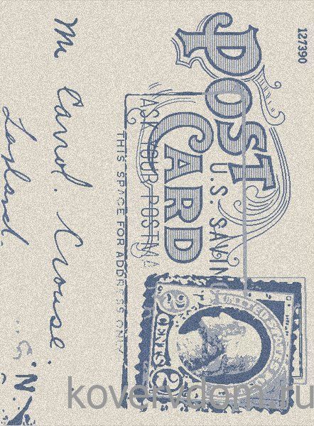 Ковер- циновка COTTAGE 4527 9A01wool blue