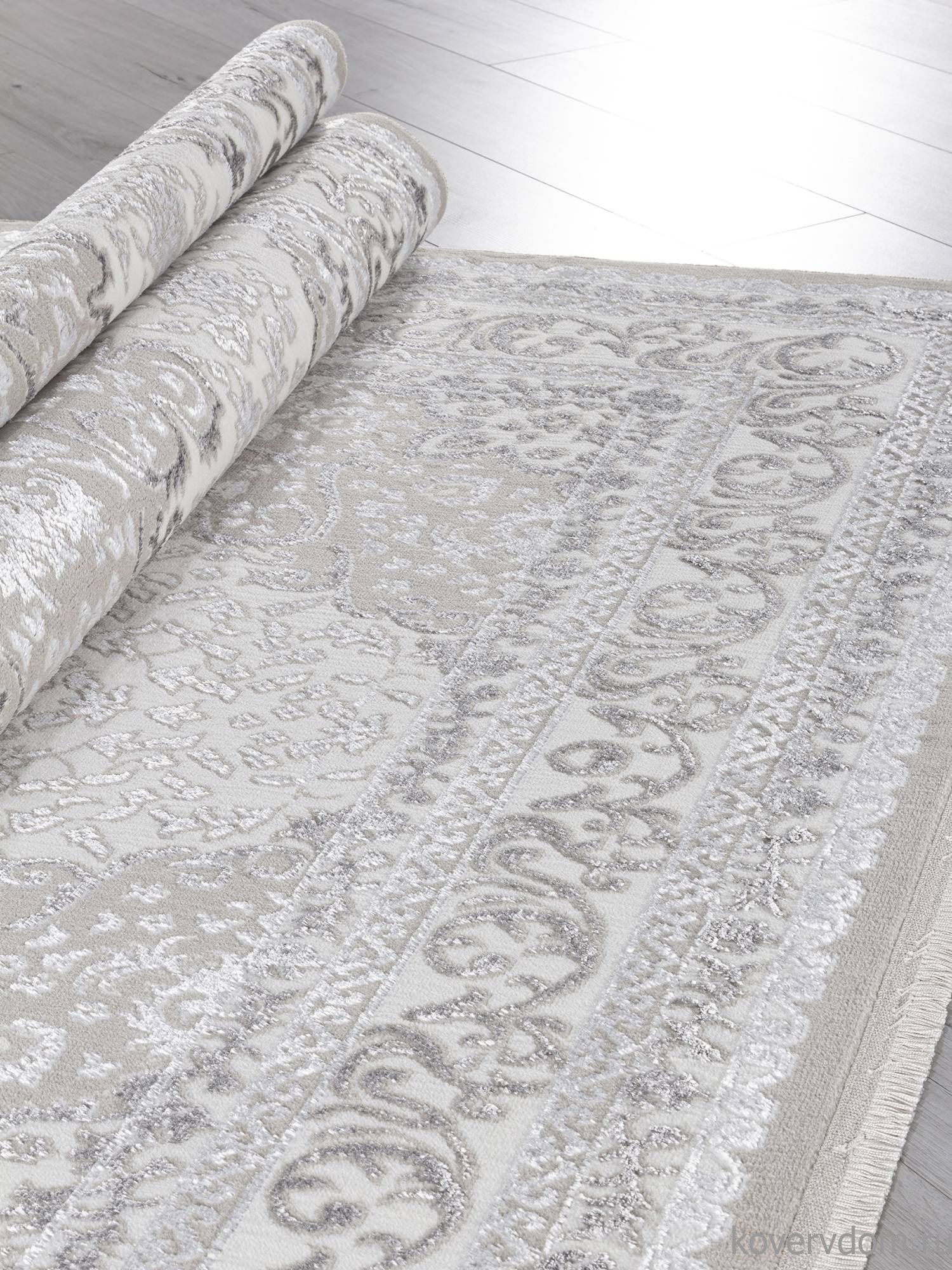 Ковер EFSAN Q011A BEIGE SHRINK / GREY FDY