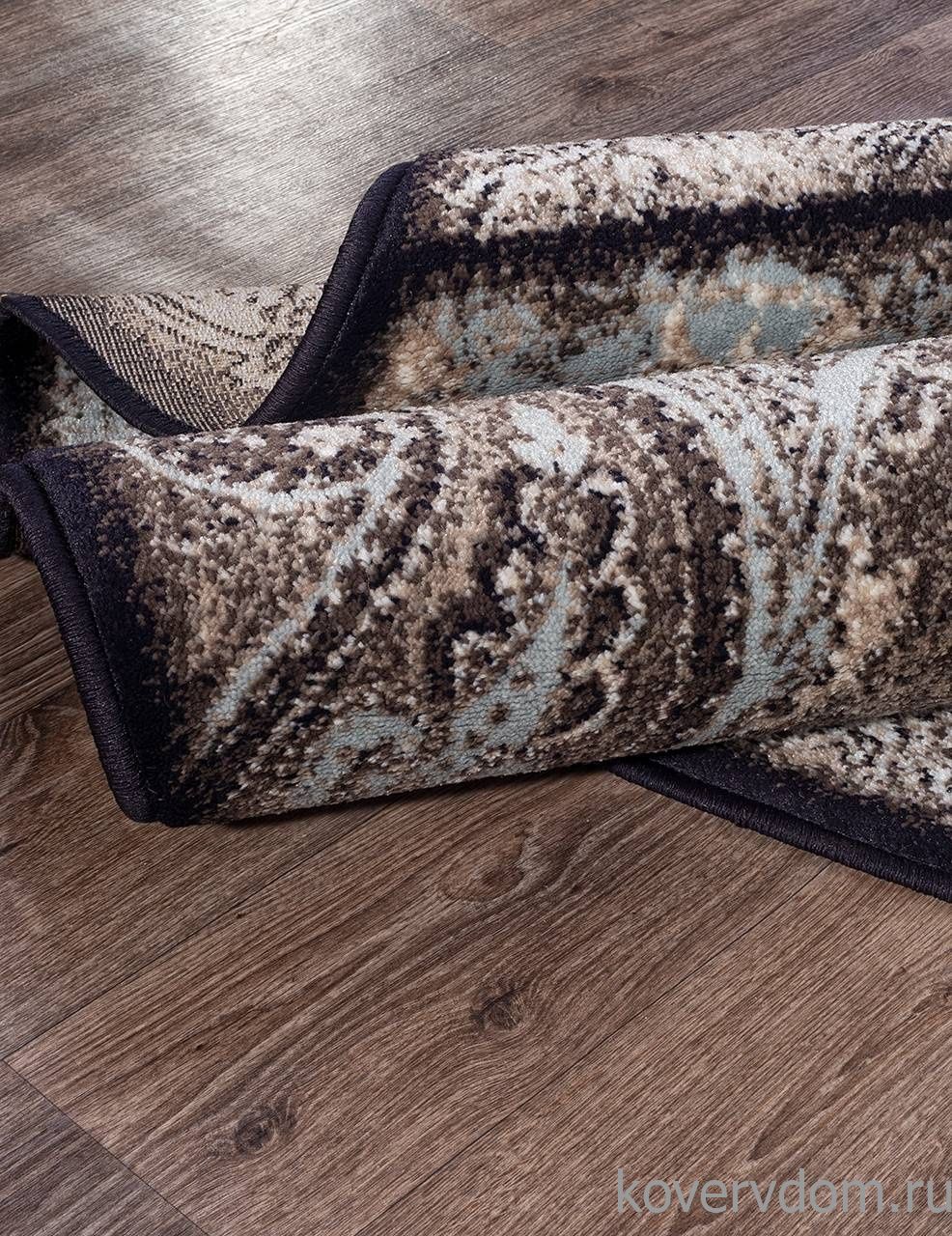 Ковер VALENCIA DELUXE D328 BROWN Круг