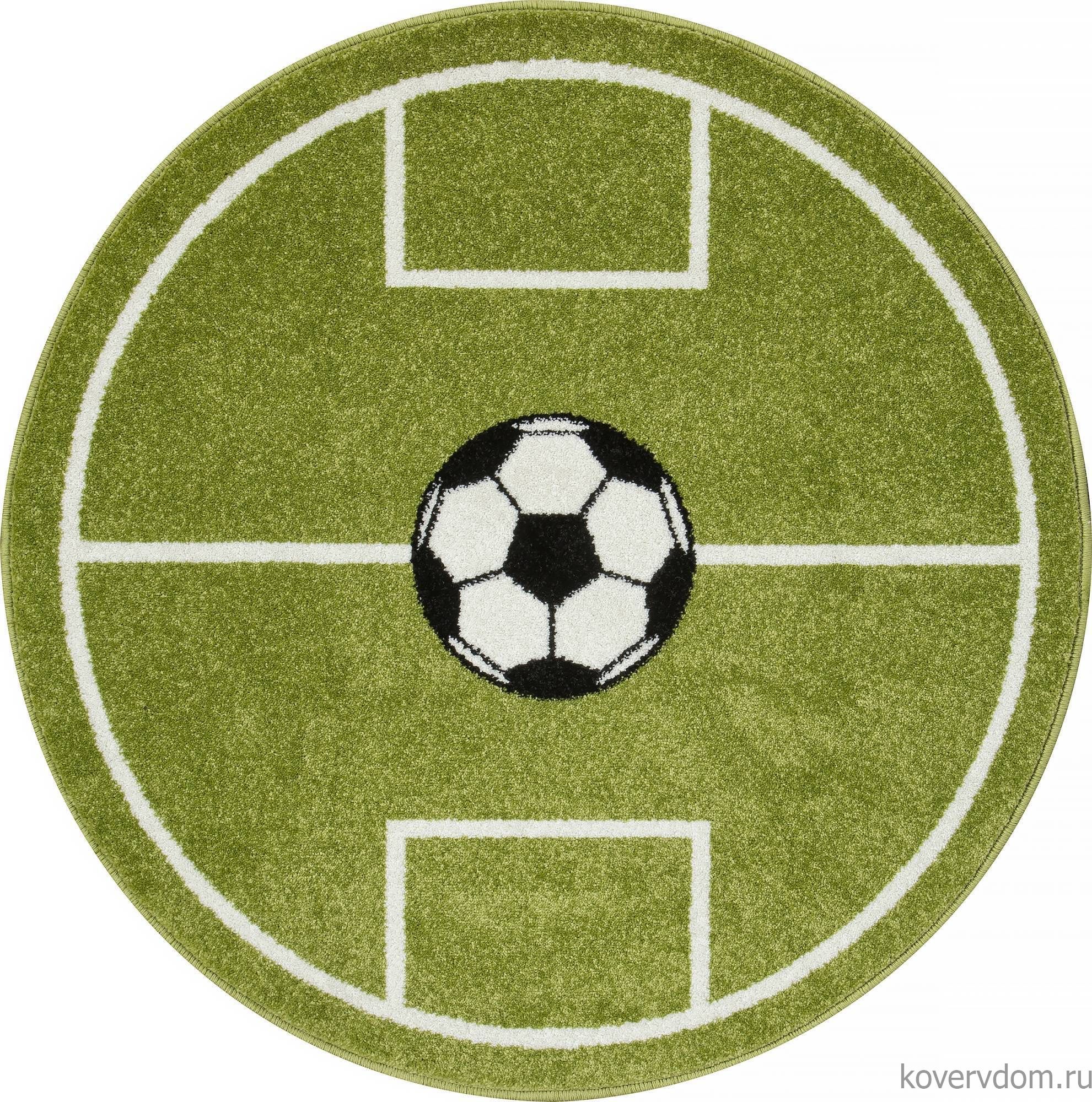 Ковер с футбольным полем SMILE NC11 GREEN Круг