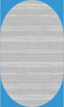 Ковер из Турции серый NENSI GL092G GREY / GREY Овал