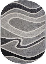 Овальный ковер из Молдовы рельефный SOHO 1599-16811 ОВАЛ