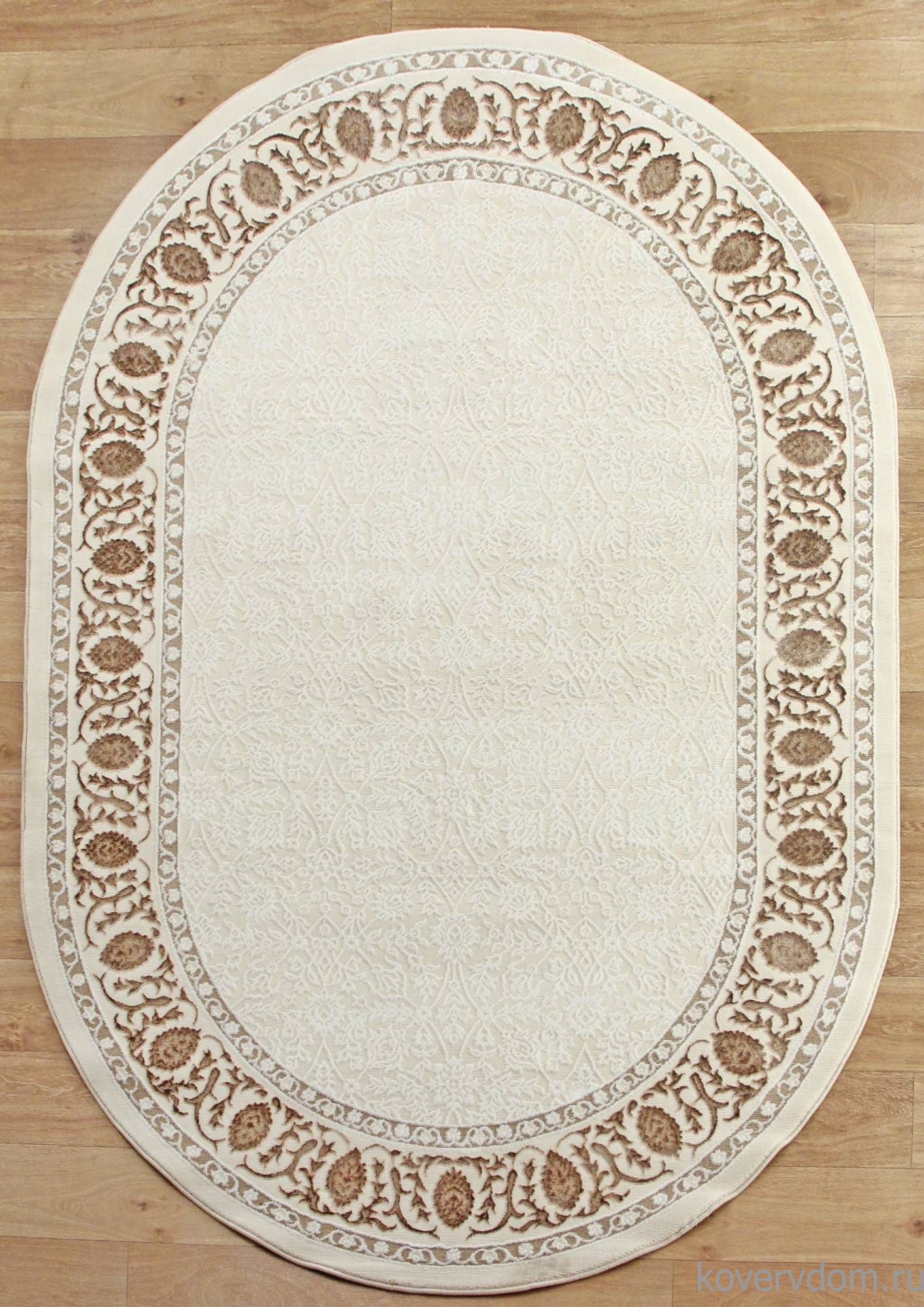 Ковер Pacha 07821B POLY.C.KREM / POLY.C Овал