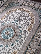 Ковер серый HALIF F638 GREEN-BLUE