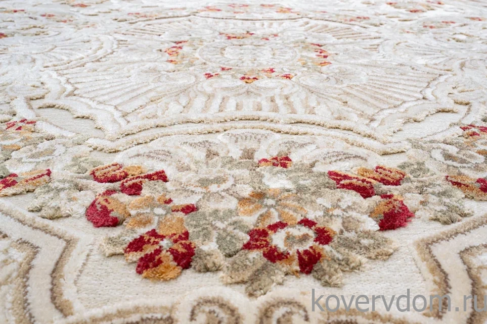 Рельефный ковер из вискозы GENOVA 38388 6262 60 Овал