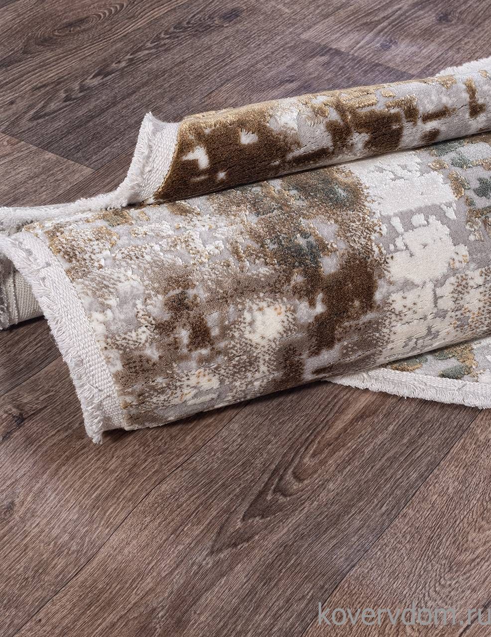 Ковер ALLURES 12104 CREAM / GREEN Круг