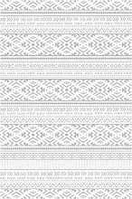 Пушистый круглый ковер MILOS F623 NATURAL-GRAY