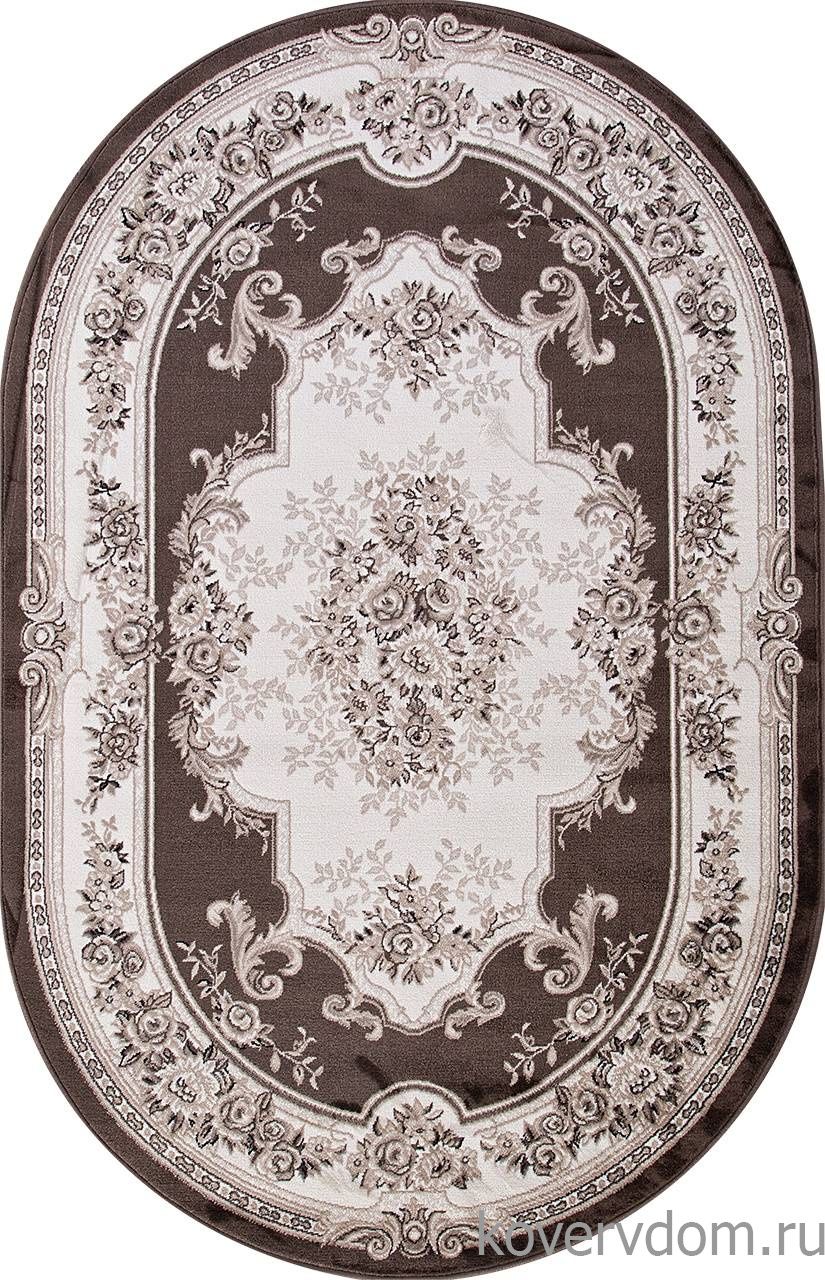 Ковер VALENCIA DELUXE 4015 BROWN Овал