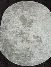 Пушистый ковер SIRIUS F195 GRAY Овал